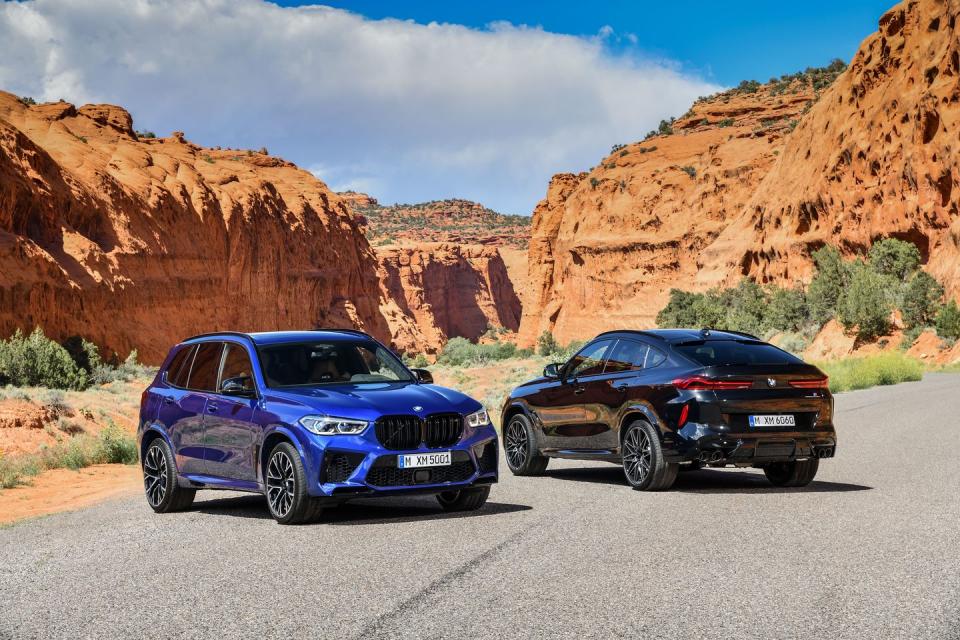 2020 BMW X5 M and BMW X6 M