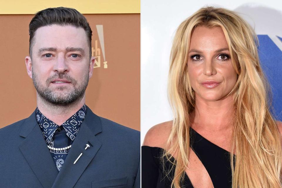 <p>Axelle/Bauer-Griffin/FilmMagic, Dimitrios Kambouris/WireImage</p> Justin Timberlake in 2002; Britney Spears in 2016