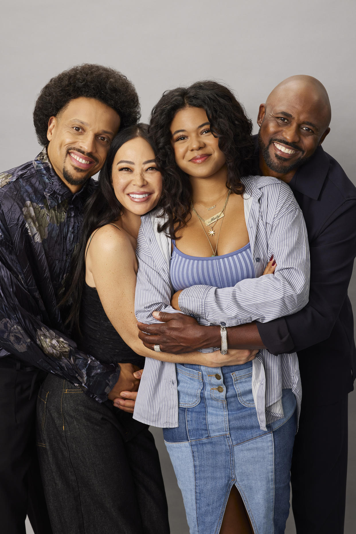 From left: Jason Fordham, Mandie Taketa, Maile Brady and Wayne Brady.