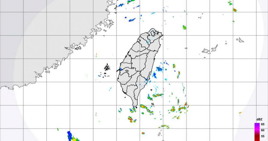 中央氣象局預報指出，今天太平洋高壓略強，天氣較為穩定，各地大多為多雲到晴，午後西半部地區及宜蘭山區有局部短暫雷陣雨。（圖／翻攝自中央氣象局／中國時報林良齊台北傳真）