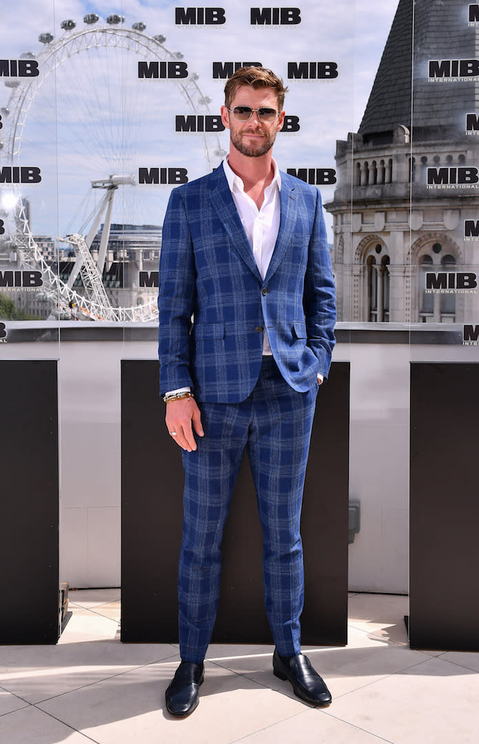 Chris Hemsworth at the 'Men in Black' photo call in London