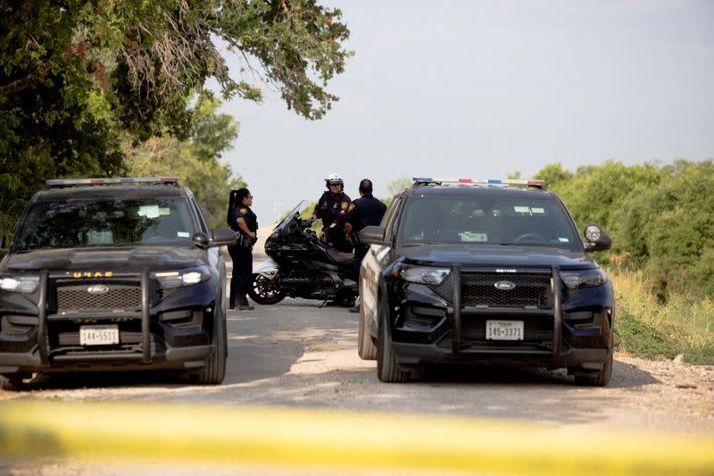 FILE PHOTO: Migrants found dead inside a trailer truck in San Antonio