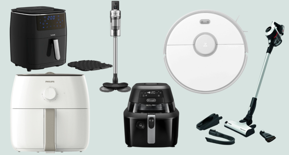 A range of appliances featured in the Appliances Online sale