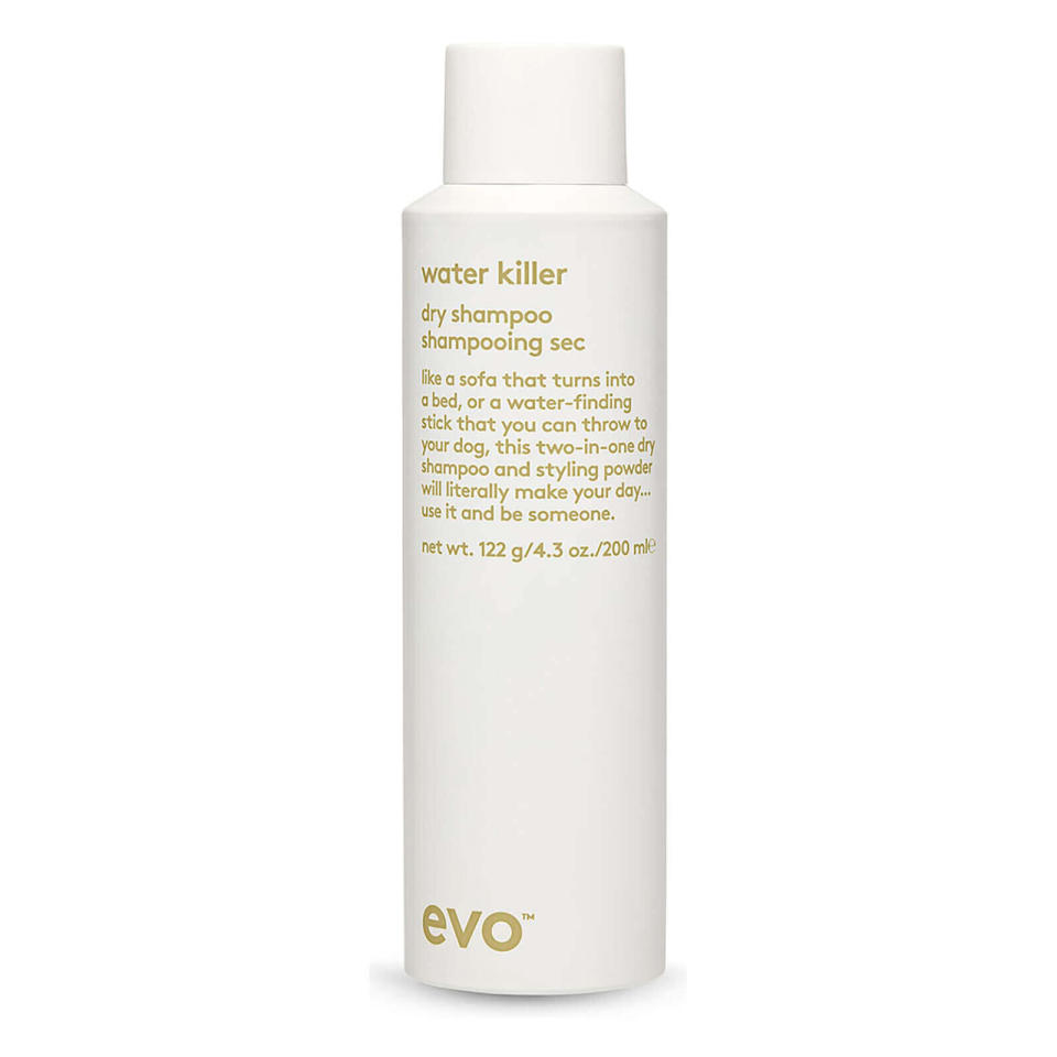 This Evo Water Killer dry shampoo is made specifically for brunettes and can be used to disguise graying roots. Find it for $22 at <a href="https://fave.co/2UH7ABR" target="_blank" rel="noopener noreferrer">Skinstore</a>.