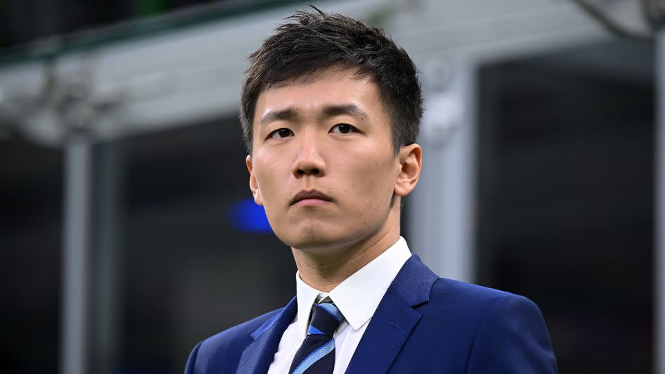 Steven Zhang had been president of Inter Milan since 2018. - Mattia Ozbot/Inter/Getty Images