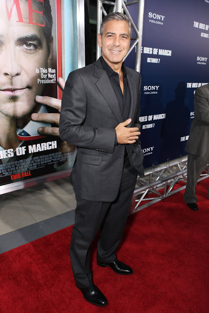 Ides of March LA Premiere 2011 George Clooney