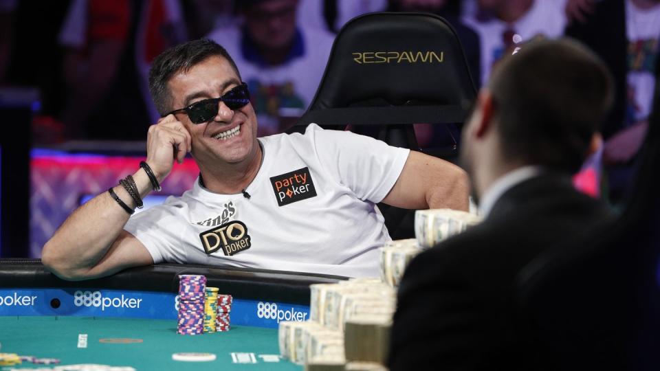 Pokerface: Hossein Ensan gewann ein Preisgeld von 10 Millionen Dollar. Foto: John Locher