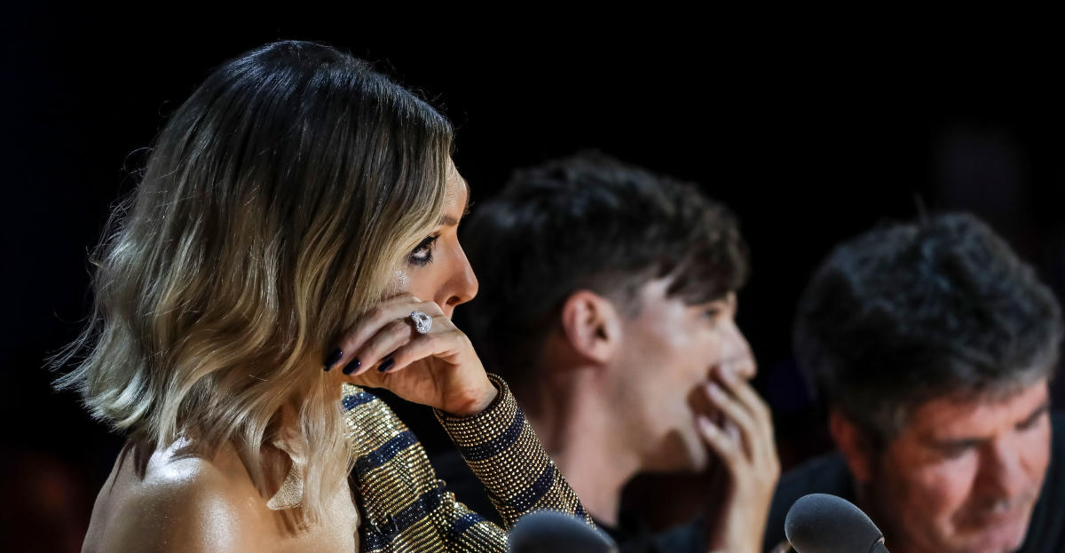 Louis Tomlinson fights back tears as Simon Cowell praises his X Factor  performance