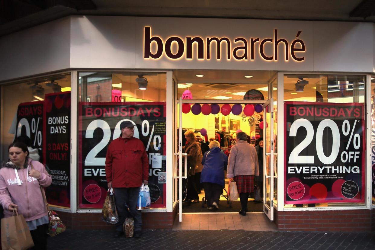 Clothing shop bonmarche went into administration in 2012: Getty Images