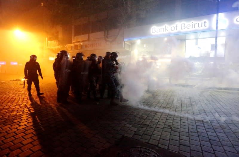 FILE PHOTO: Protest over economic hardship and lack of new government in Beirut