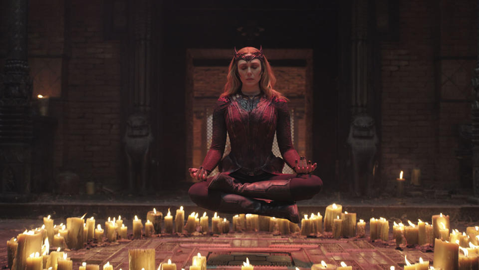 Elizabeth Olsen as Wanda Maximoff in Marvel Studios’ DOCTOR STRANGE IN THE MULTIVERSE OF MADNESS. - Credit: Courtesy of Walt Disney Studios Motion Pictures/Marvel Studios