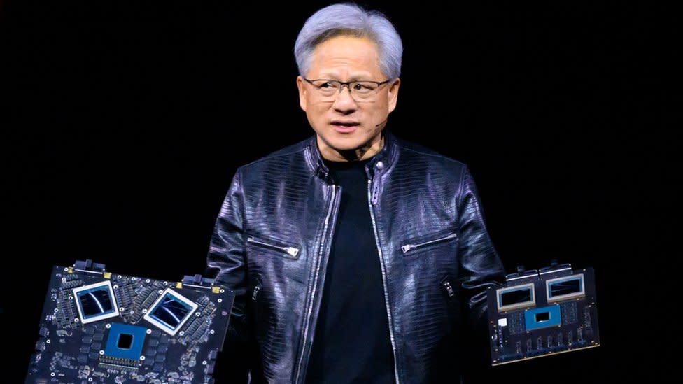 Nvidia US tech giant unveils latest artificial intelligence chip