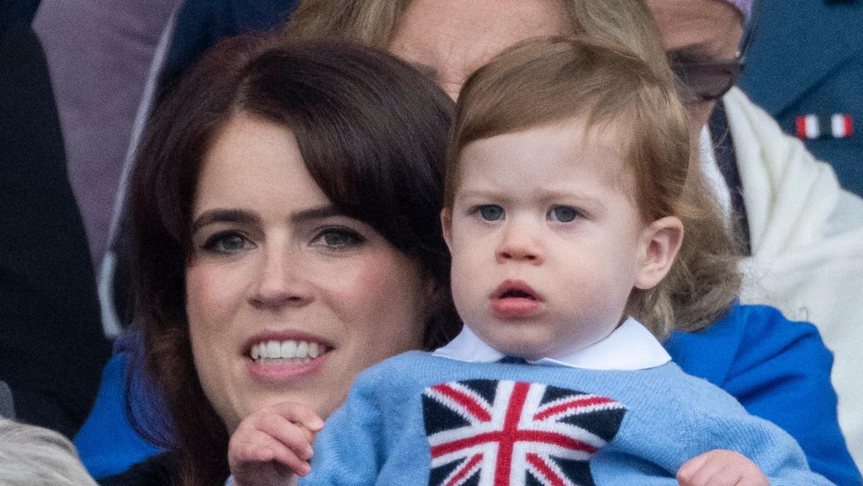 princess eugenie with her son August