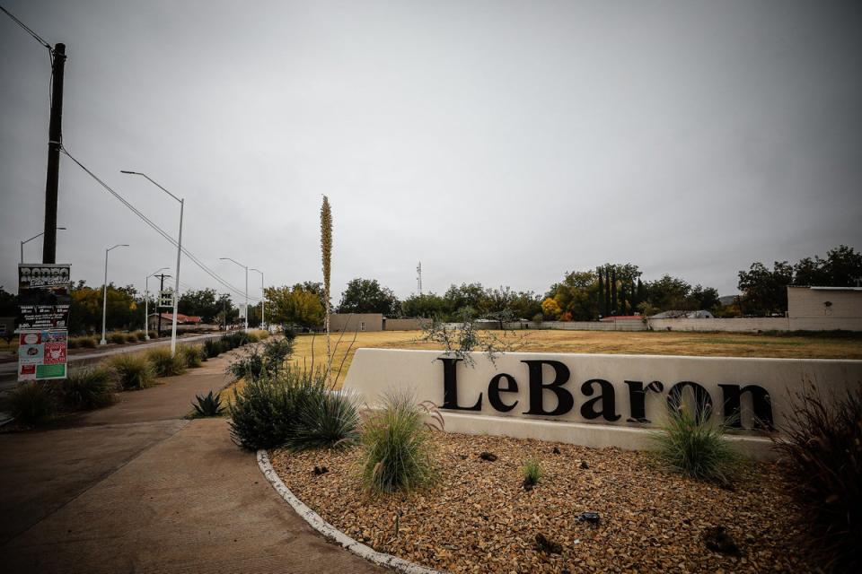 The entrance to the community of LeBaron on 8 November 2019 in Chihuahua, Mexico (Manuel Velasquez/Getty Images)
