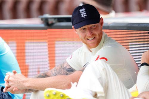 Ben Stokes of England in the dugout during the The Ashes