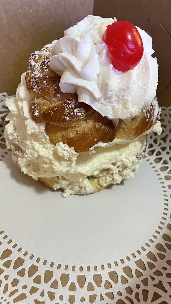 cream puff from grammy's goodies