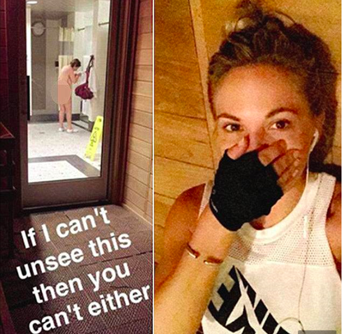 Last year Dani Mathers was slammed for gym-shaming a woman [Photo: Snapchat Dani Mathers]