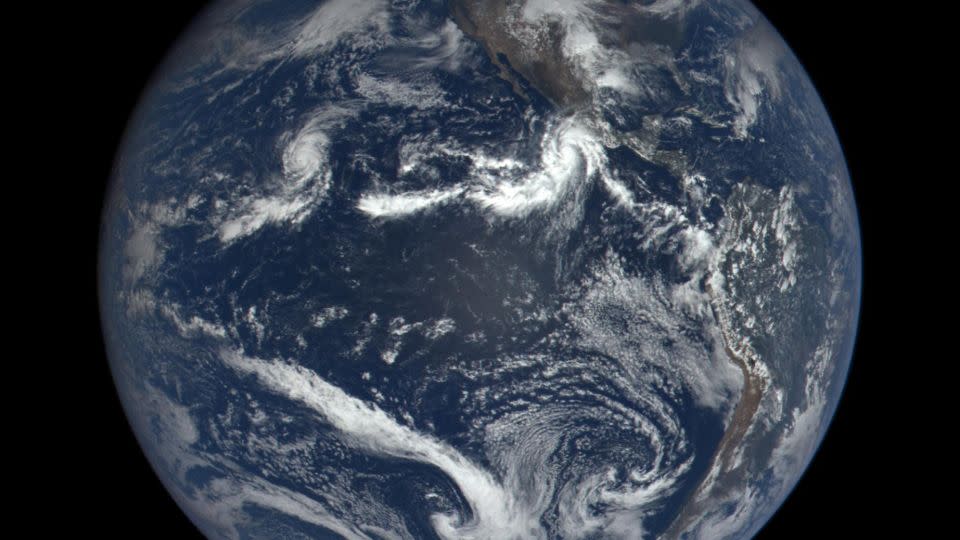 This image of Earth was taken on September 22, 2015. There are only two times each year that the Earth's axis is neither tilted toward or away from the sun. - NASA