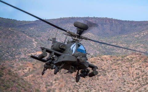 Apache helicopter - Credit: Boeing