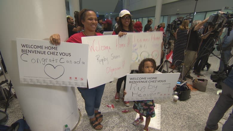 Rugby sevens Olympic bronze medallist, Charity Williams, reunites with family in Toronto