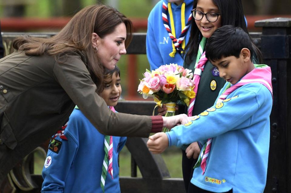 Kate Middleton Steps Out for Day with the Scouts