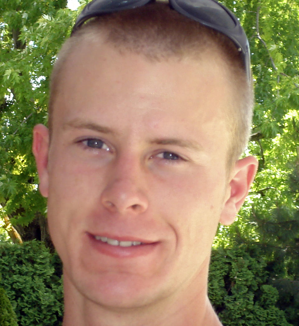 In this undated file photo provided by the Bergdahl family and released by the Idaho National Guard, Pfc. Bowe R. Bergdahl, 23, of Ketchum, Idaho is shown. (AP Photo/The Bergdahl Family)