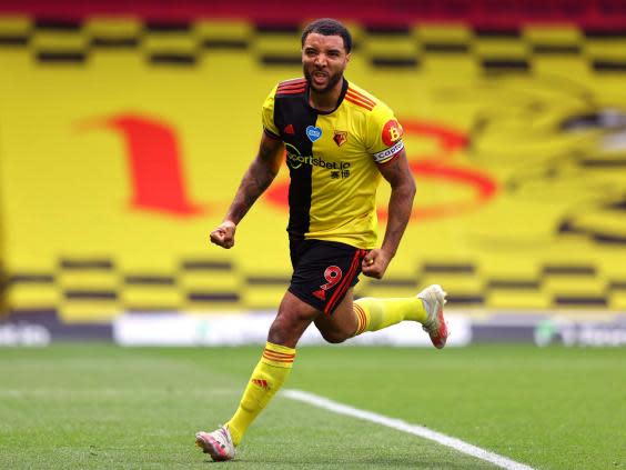 Troy Deeney will hope to lead Watford to survival on the pitch (PA)