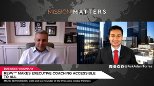 Mark Servodidio, CEO and Co-Founder of the Prossimo Global Partners, was interviewed on the Mission Matters Innovation Podcast by Adam Torres.