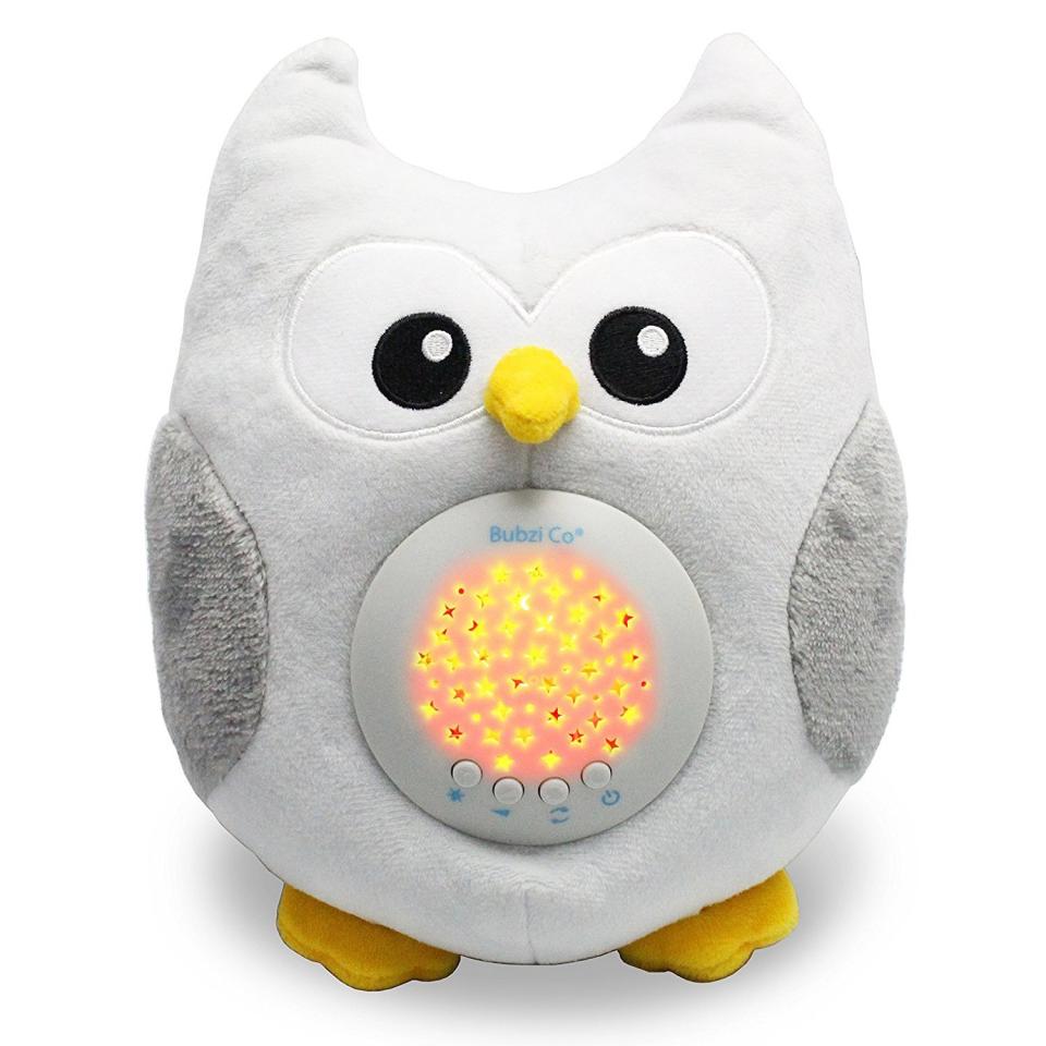 Bubzi Co Baby Soother White Noise Sound Machine & Sleep Aid Night Light