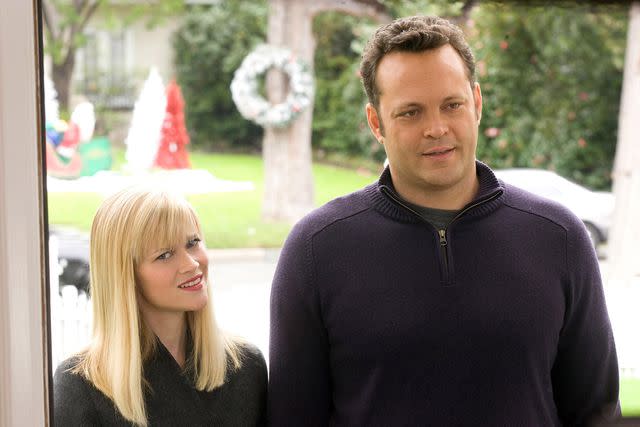 <p>New Line/Kobal/Shutterstock</p> Reese Witherspoon and Vince Vaughn in 'Four Christmases'.