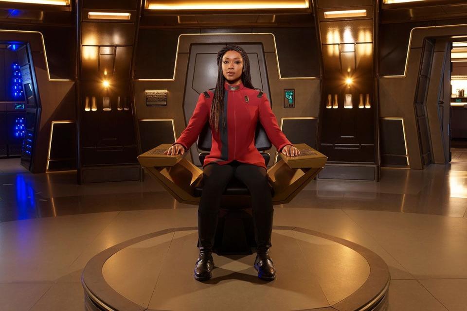 Russellville native and University of Alabama graduate Sonequa Martin-Green returns to the captain's chair for the fifth and final season of "Star Trek: Discovery" beginning April 4 on Paramount+.