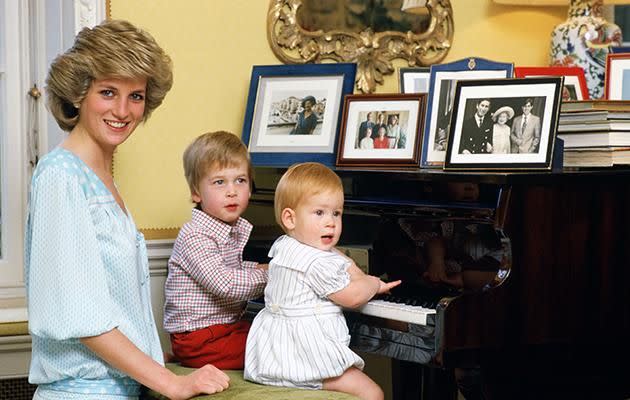 It comes after the boys revealed they regret the last conversation they had with Diana. Photo: Getty Images