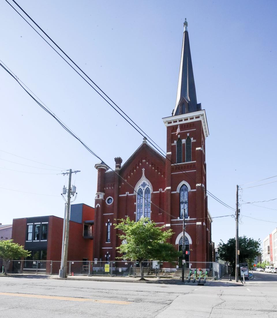 The church at 600 E. Market St. was built in 1879 to serve a German-American congregation. It operated as a church until a local development group bought the property in 2018.