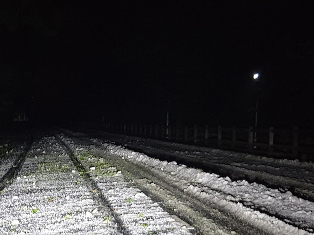 West Yorkshire Police warned drivers  of snow and ice early on Friday morning (West Yorkshire Police)