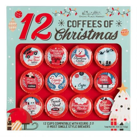 6) 12 Coffees Of Christmas Coffee Pods