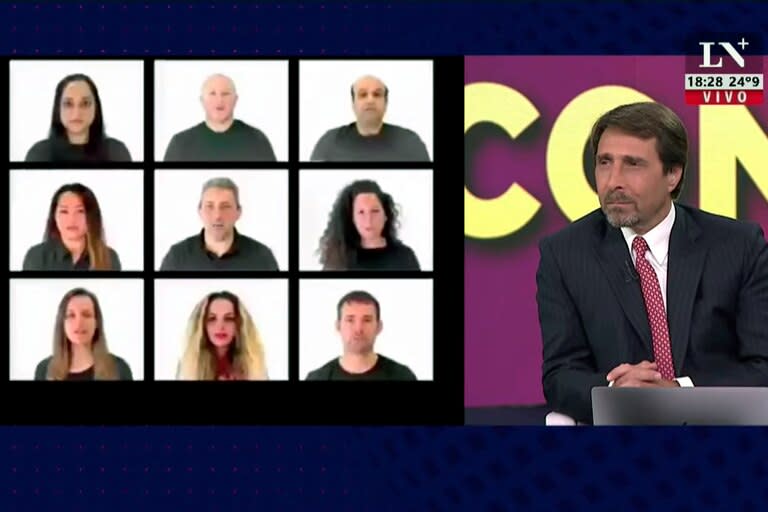 En El Noticiero (LN+), Eduardo Feinmann compartió el material difundido en las redes sociales