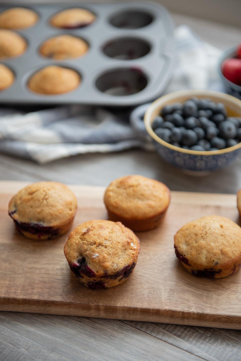 Blueberry Pancake Muffins.