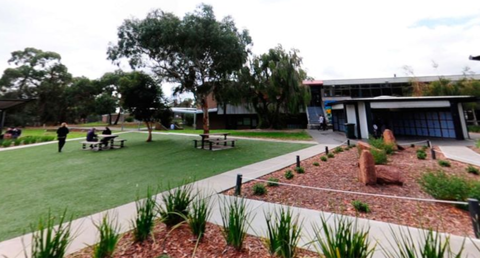 A view of the playground at McClelland College in Frankston in Melbourne. 