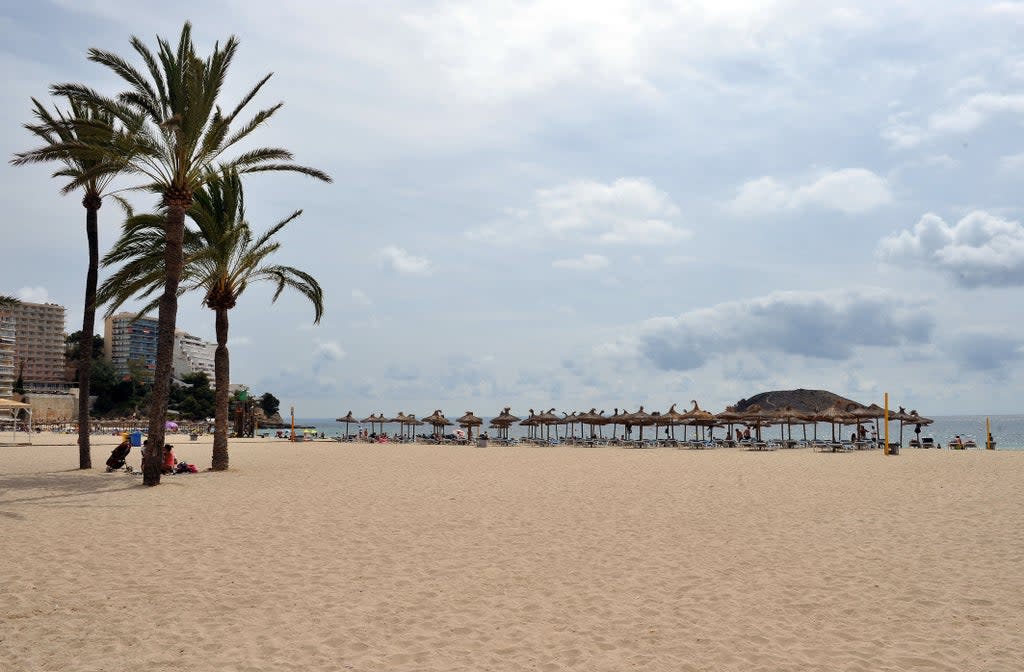 A view of the beach in Magaluf, Majorca, Spain  (PA Archive)