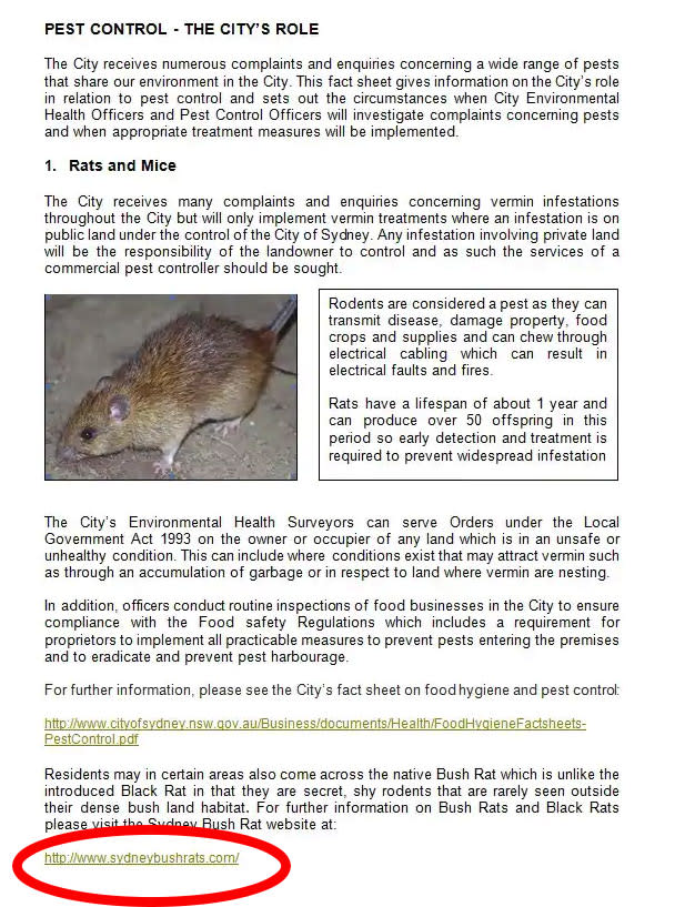 The photo shows the fact sheet about rat diseases which inadvertently linked to a Chinese pornographic website.