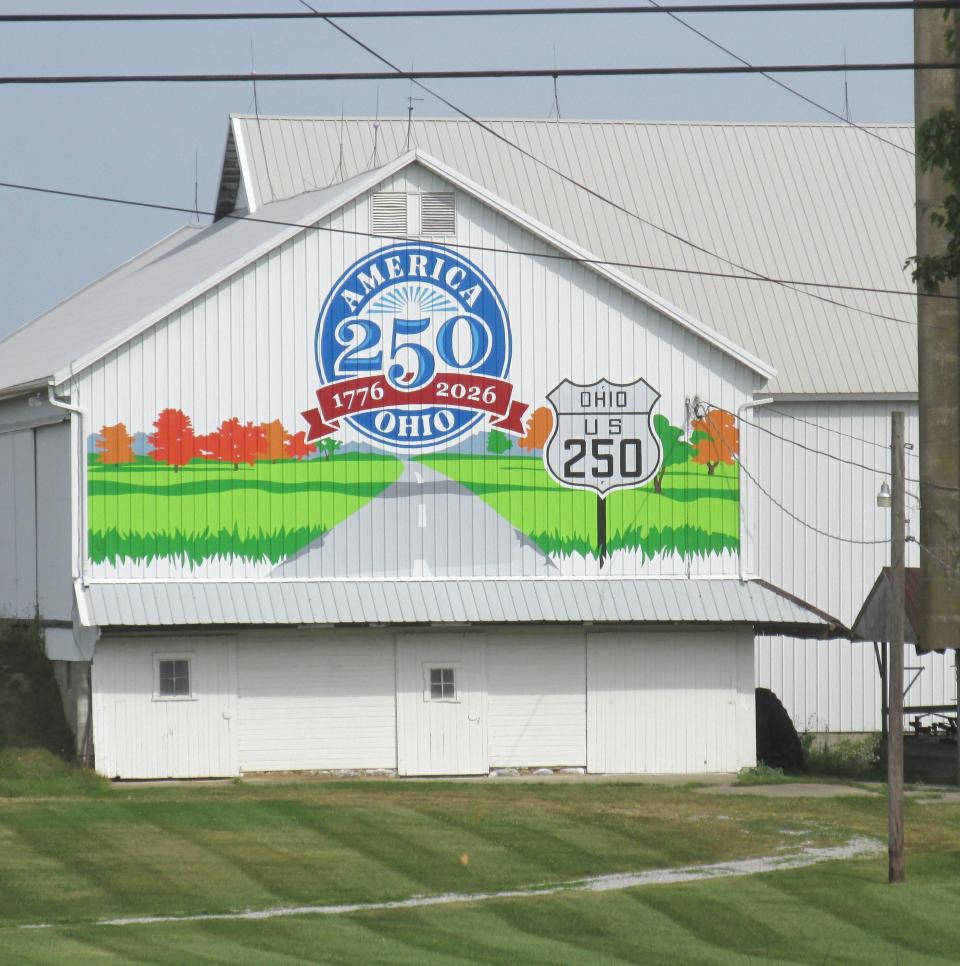 The Rice Farms barn on US 250 in New Pittsburgh, that is the first of the OH 250 project.