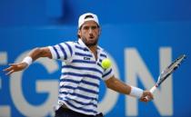 Tennis - Aegon Championships - Queen’s Club, London, Britain - June 25, 2017 Spain's Feliciano Lopez in action during the final against Croatia's Marin Cilic Action Images via Reuters/Tony O'Brien