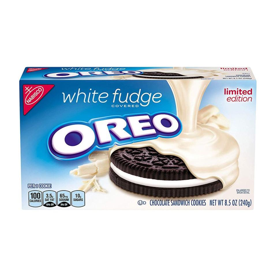 Oreo White Fudge Covered Chocolate Sandwich Cookies (4-Pack)