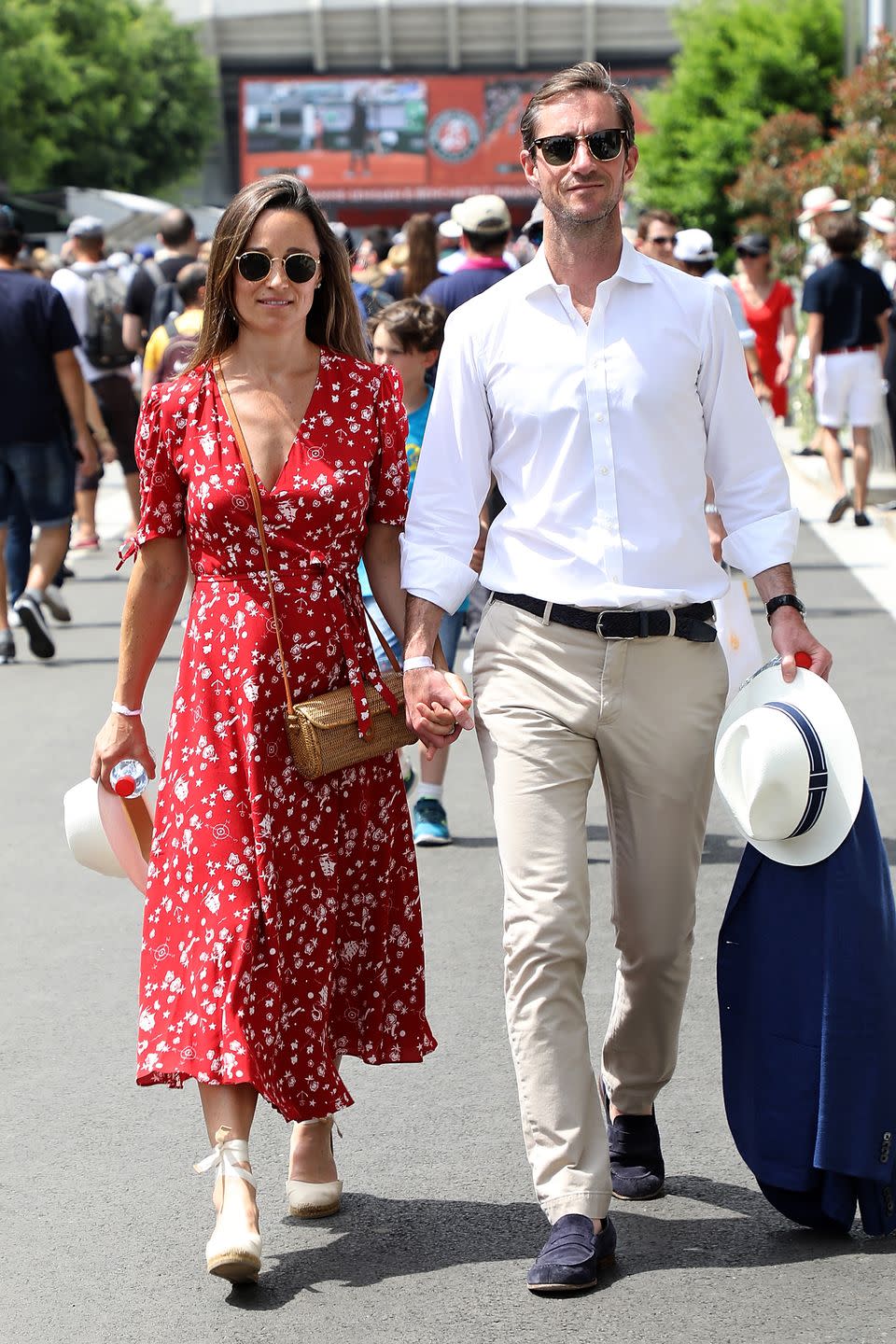 celebrities at 2018 french open day one