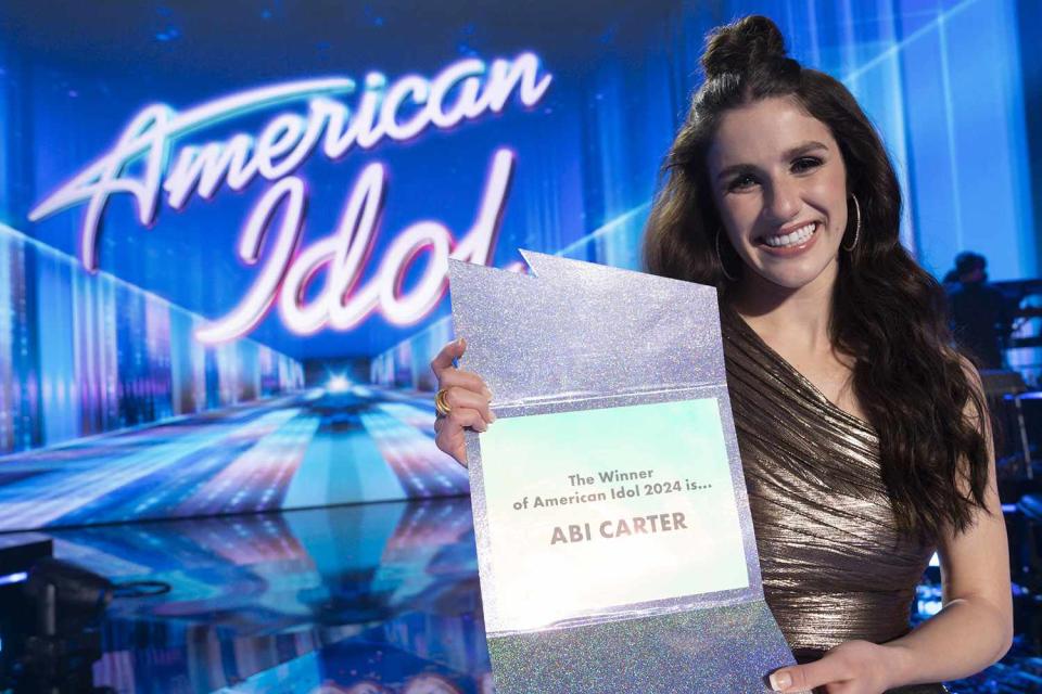 <p>Disney/Eric McCandless</p> Abi Carter wins American Idol  on May 19, 2024