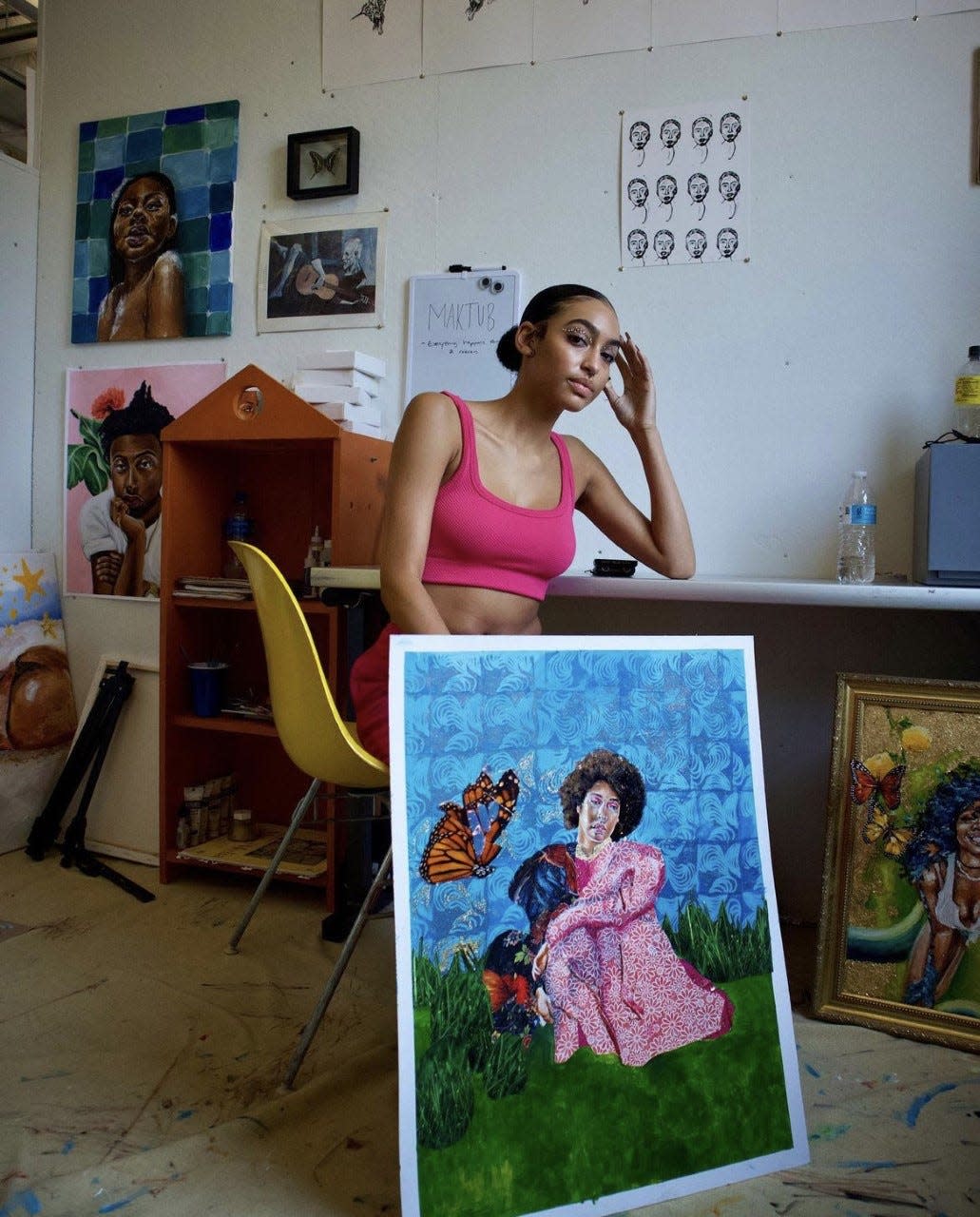 Columbus artist Brielle Jolie Smith's work was recognized by Vogue in early 2023.