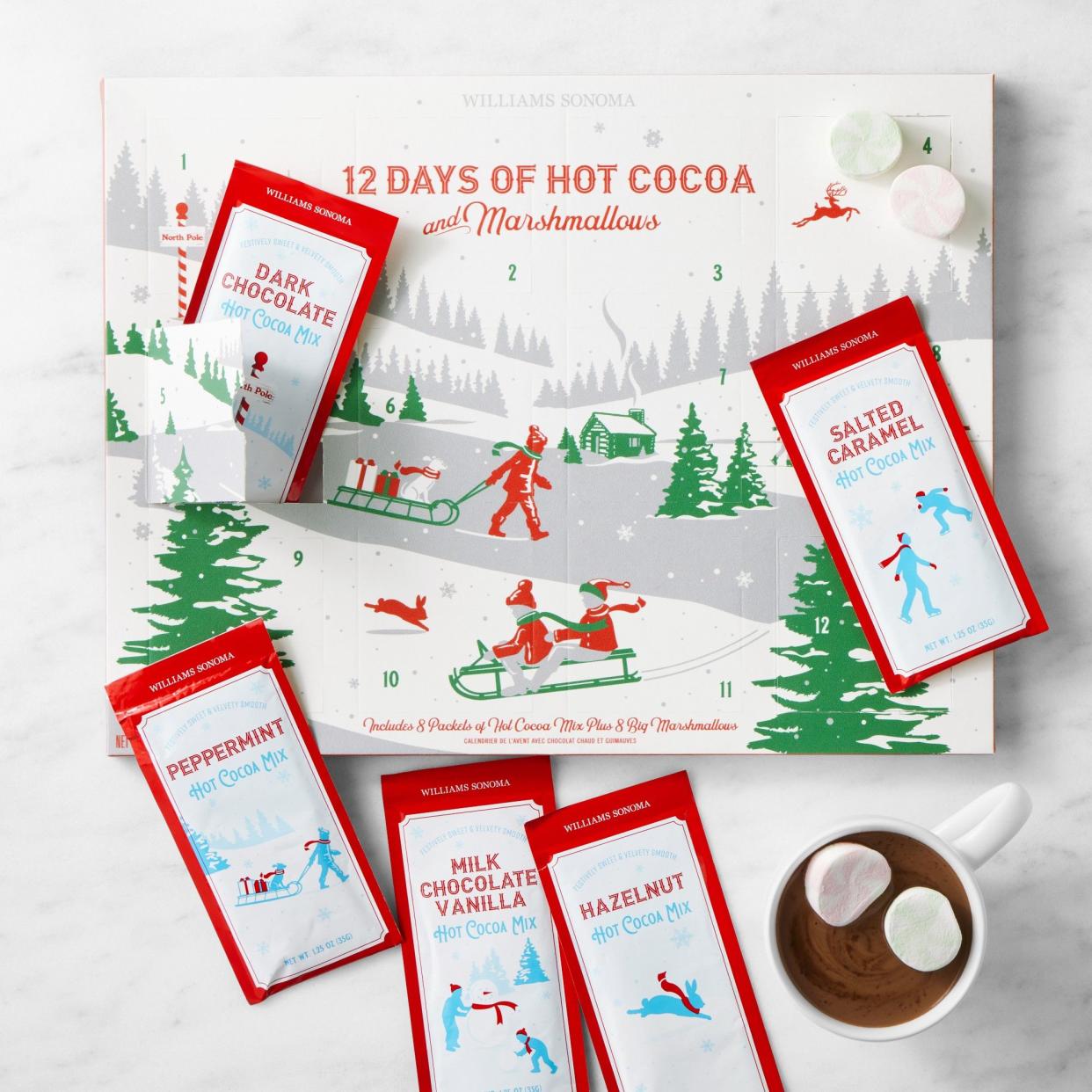 <p><a href="https://go.redirectingat.com?id=74968X1596630&url=https%3A%2F%2Fwww.williams-sonoma.com%2Fproducts%2F12-days-of-hot-cocoa-advent-calendar%2F&sref=https%3A%2F%2Fwww.countryliving.com%2Fshopping%2Fgifts%2Fg40922090%2Fbest-adult-advent-calendars%2F" rel="nofollow noopener" target="_blank" data-ylk="slk:Shop Now;elm:context_link;itc:0;sec:content-canvas" class="link rapid-noclick-resp">Shop Now</a></p><p>12 Days of Hot Cocoa Advent Calendar</p><p>$39.96</p><span class="copyright">Williams Sonoma</span>
