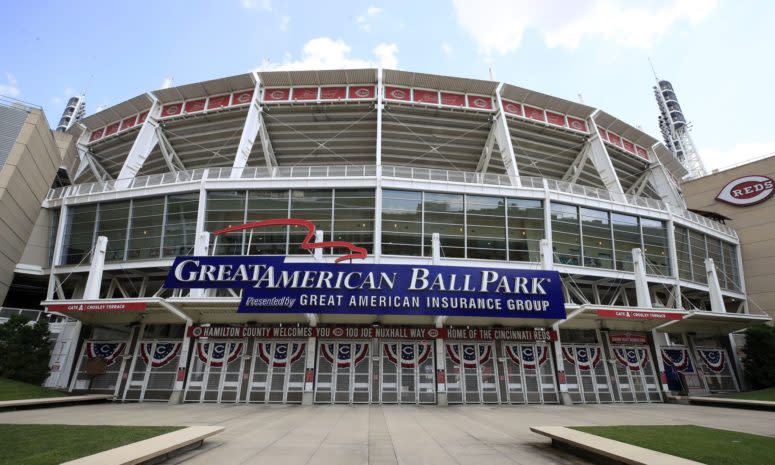 Cincinnati Reds ballpark stadium.