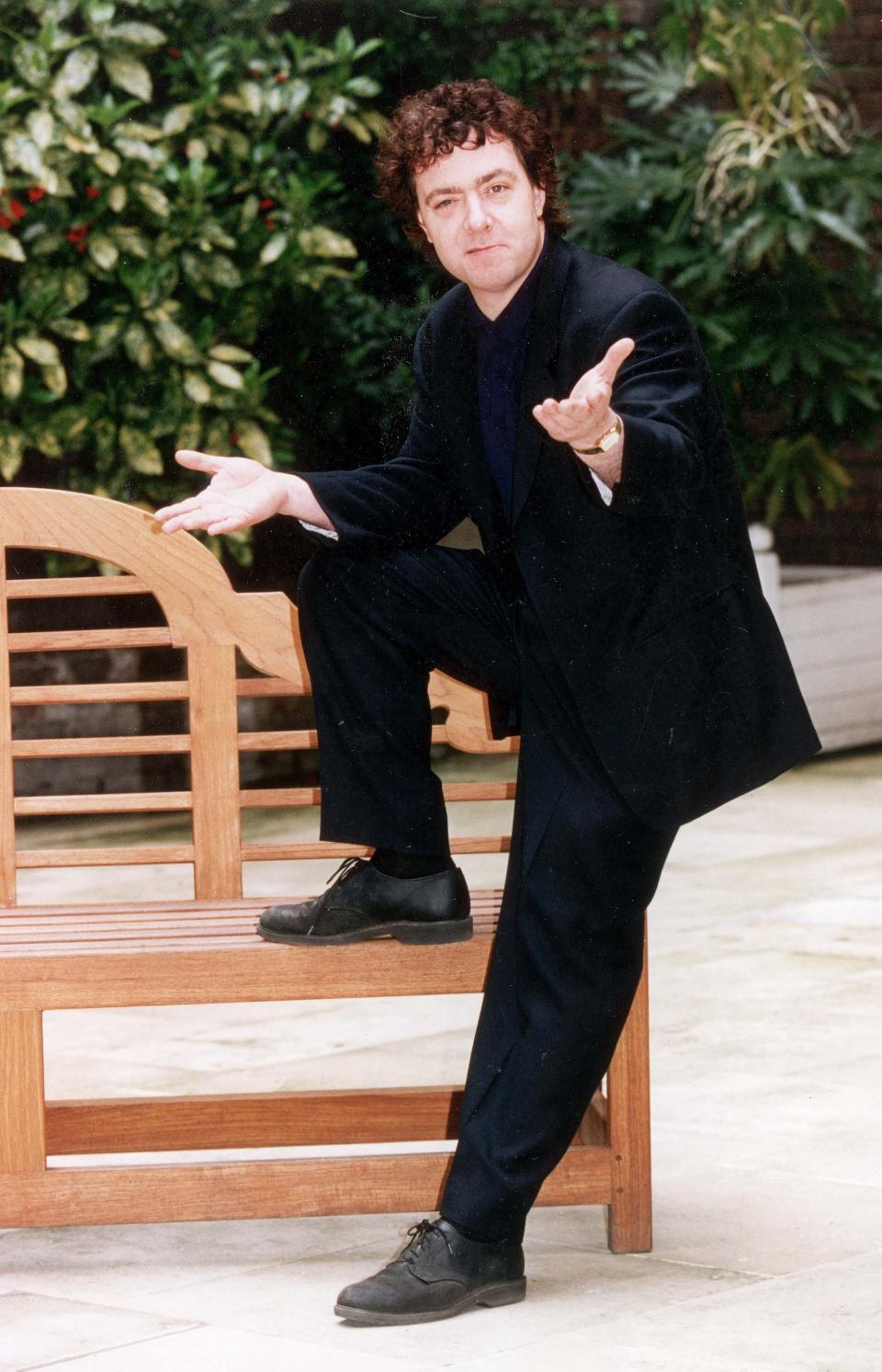 <p>Promoting his ‘Likely Stories’ series in 1994</p>Rex