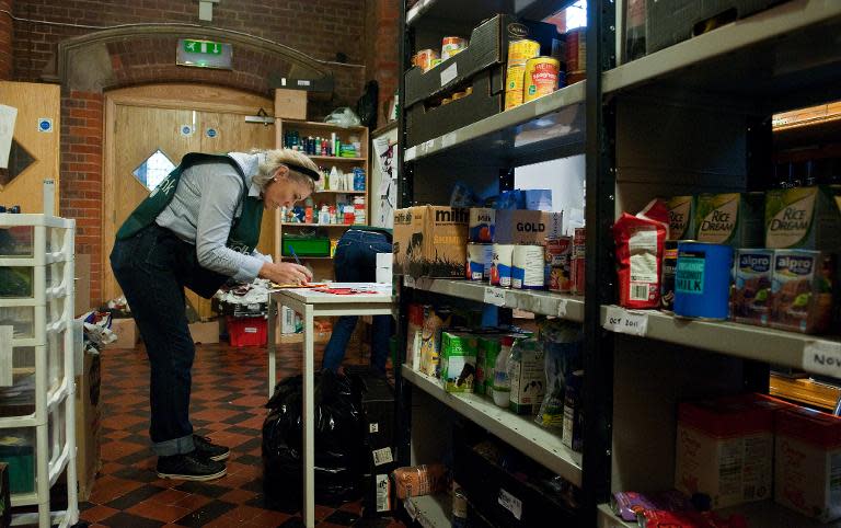 There has been a steep increase in those using food banks, from 130,000 people in 2011-2012 to 913,000 in 2013-2014